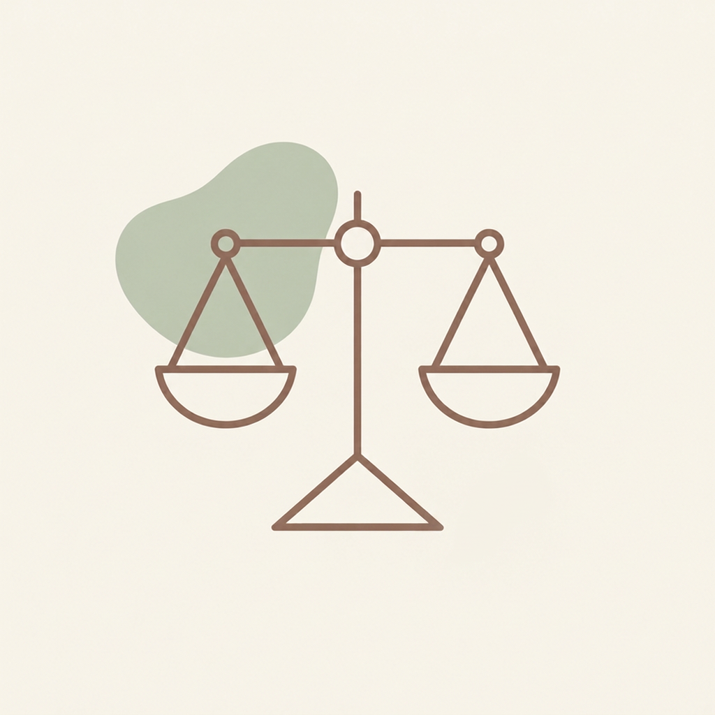 Bilancia in equilibrio